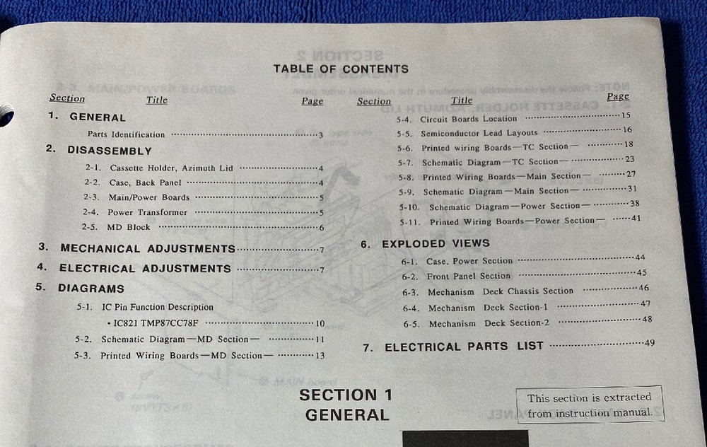 SONY DXA-C70 MINI HIFI COMPONENT SYSTEM ORIGINAL SERVICE MANUAL SCHEMATIC M798x