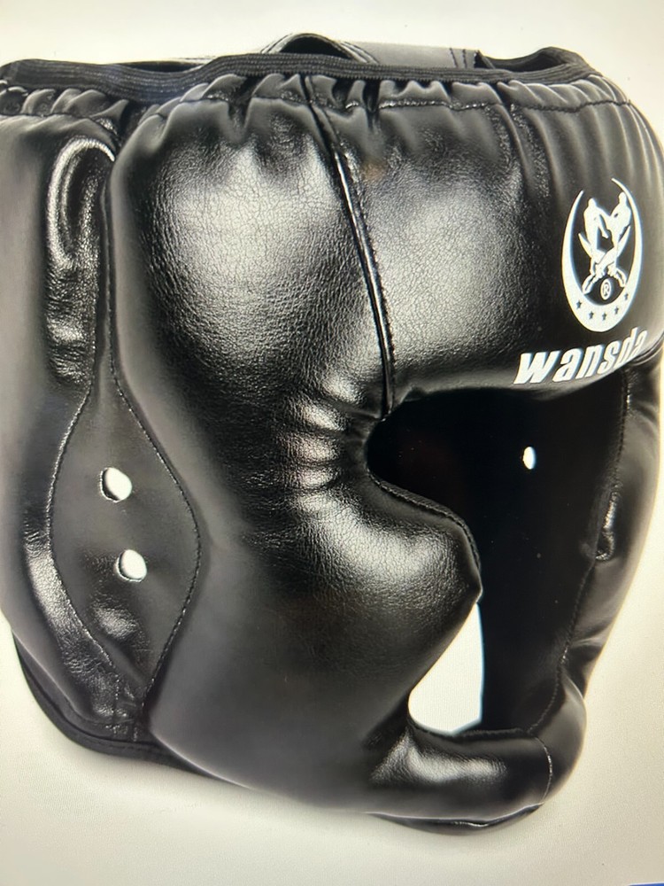 New Wansda Boxing Training & Sparring Headgear Black