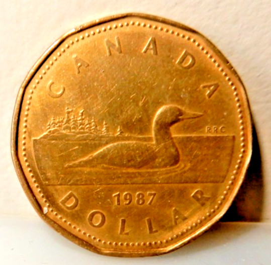 1987 Canada One Dollar Coin