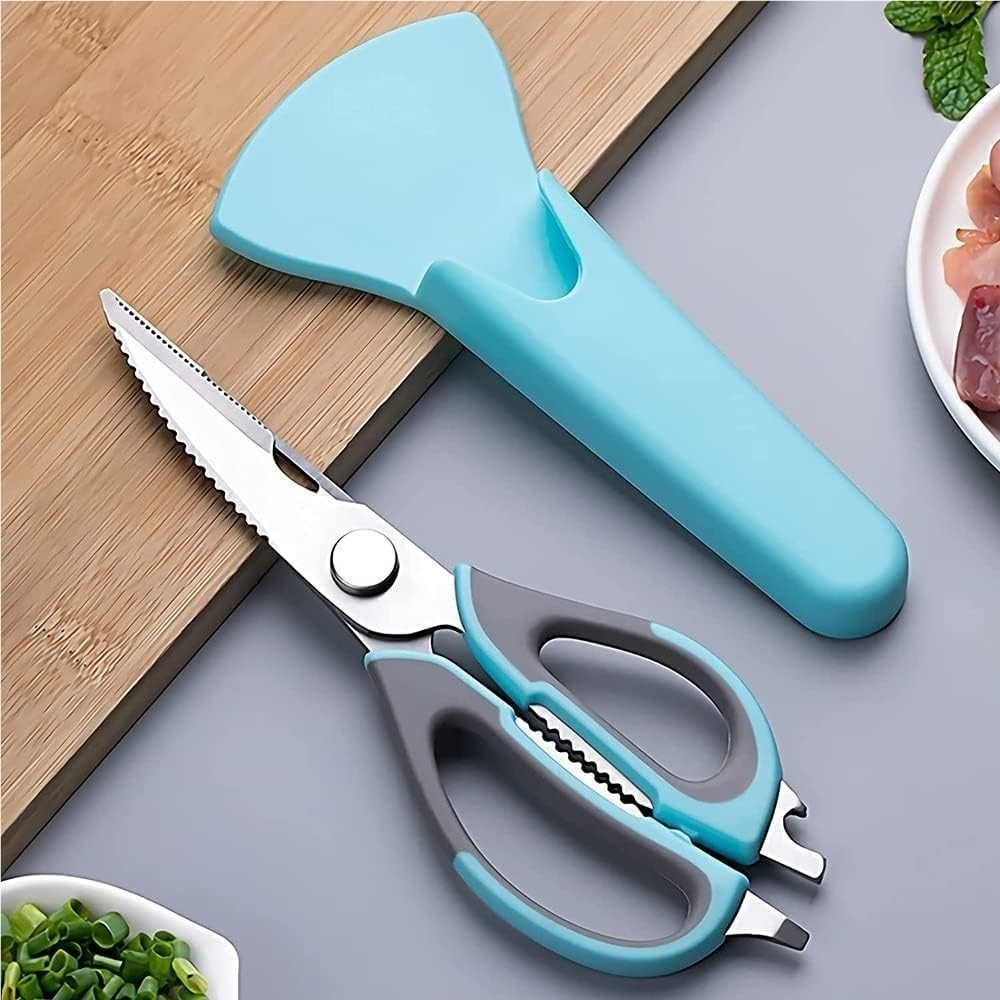 Kitchen Poultry Shears – Sharp Scissors for Food Prep, with Built-In Magnet