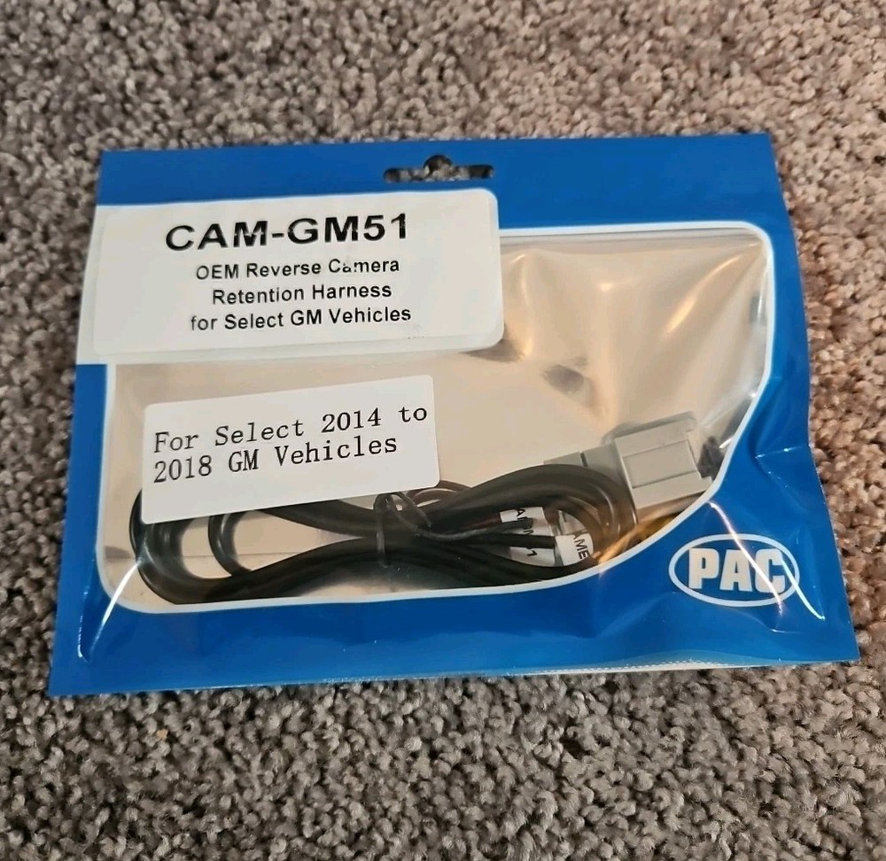 PAC CAM-GM51 Backup Reverse Camera Retention Harness for Select GM Vehicles.