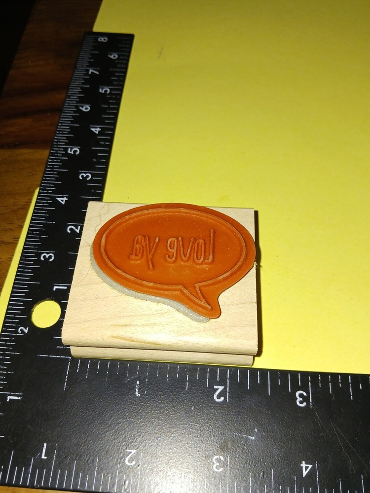 Comment bubble, love you, unknown maker, B103,used