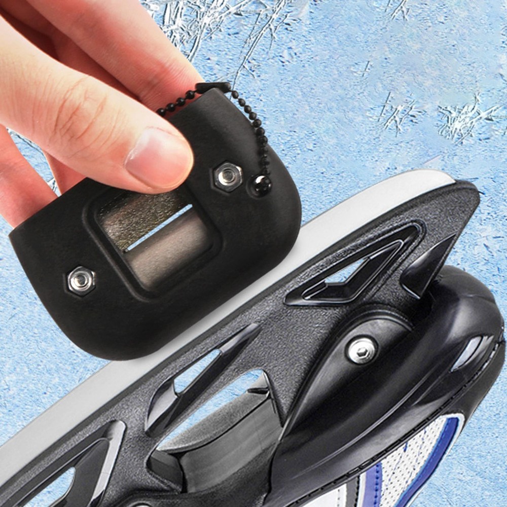 Ice Skate Sharpener Whetstone Handheld Professional Adjustable Width Portable