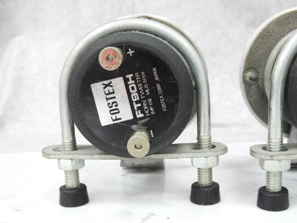 FOSTEX FT90H Horn Super Tweeter Pair Working & Tested JP