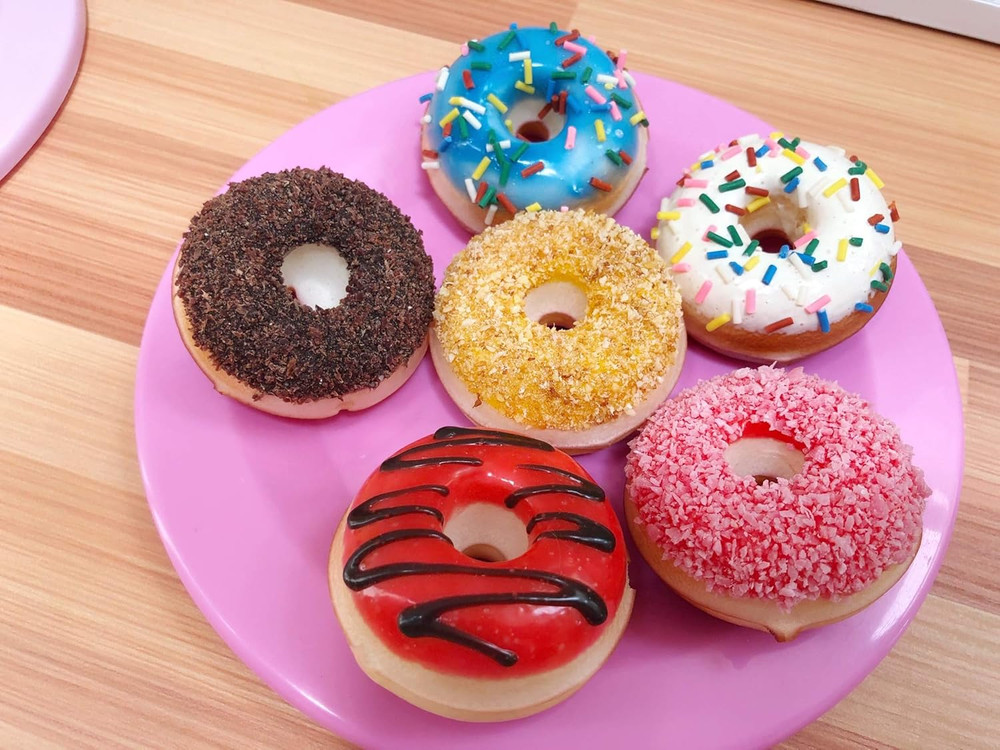 6 Pcs Realistic Artificial Toy Donuts, Scented Fake Donuts, Assorted Realistic D