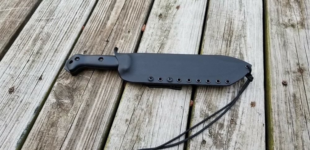 CUSTOM Kydex sheath for the BK9 with TEK-LOK 2.0