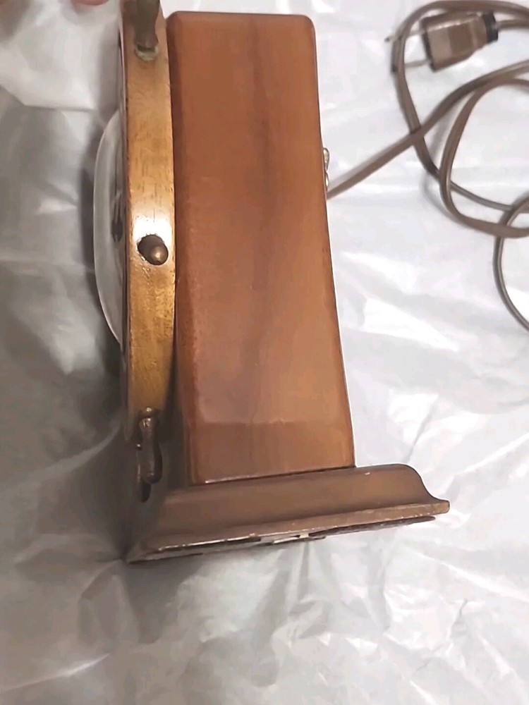 Vintage Seth Thomas Ship's WHEEL Electric Clock E CAPSPAN WORKING GREAT.