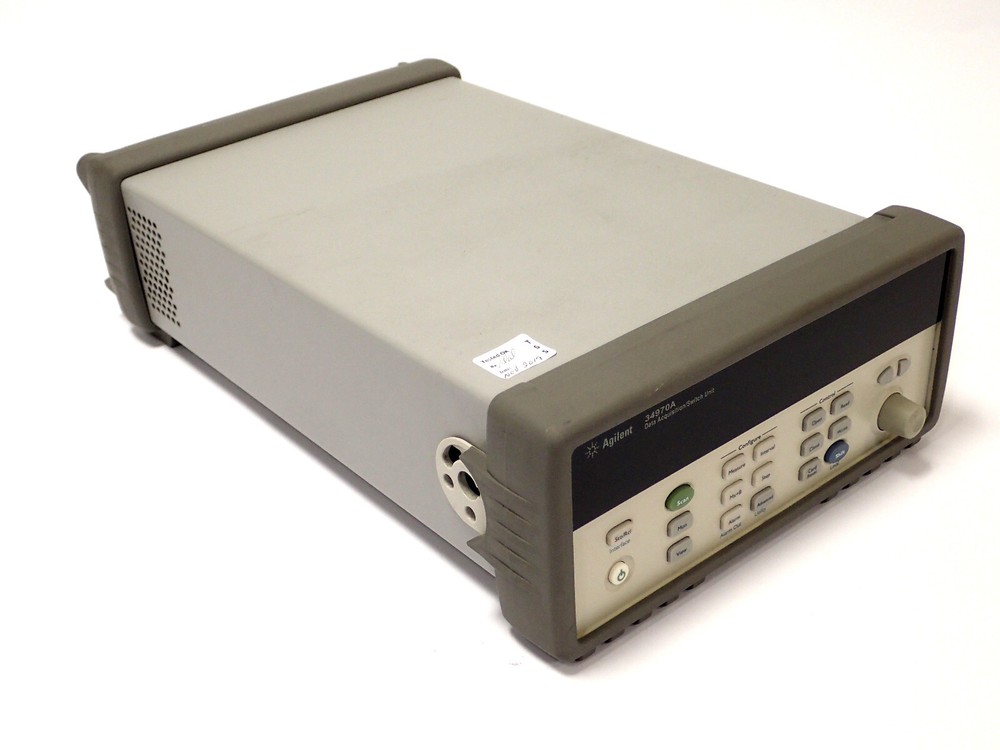 AGILENT 34970A DATA ACQUISITION / DATA LOGGER SWITCH UNIT TESTED & WORKING!