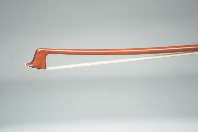 Silver mounted!A TOP Genuine Pernambucowood Viola Bow.Highly recommend
