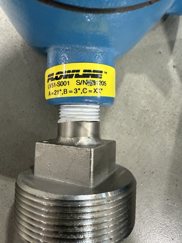 Flowline LV51-S001 FloatTek High-Temp Explosion Proof Vertical Transmitter *NOS*