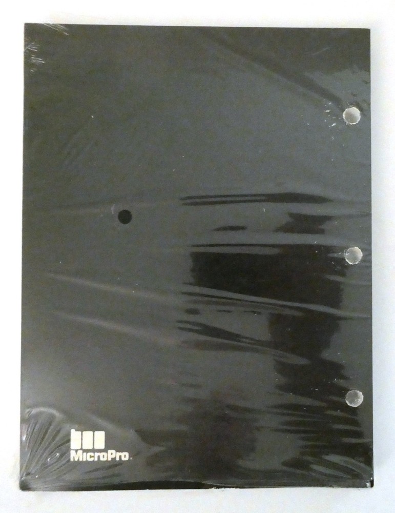 MicroPro Companion Programs Wordstar Manual New Sealed