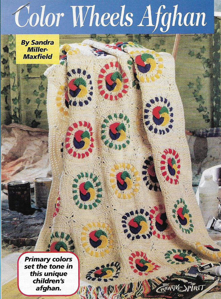 Color Wheels Afghan crochet pattern instructions