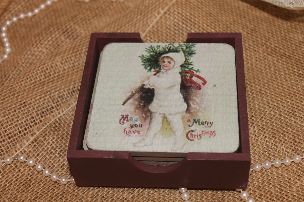 Christmas Coasters - Set of 4
