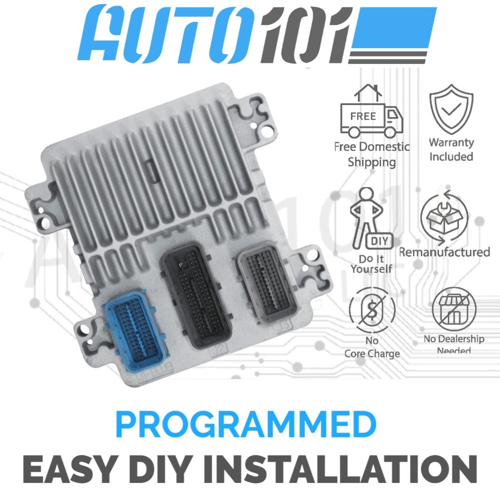VIN Programmed 2004-2005 GMC Canyon Engine Computer PCM 12597521 GM