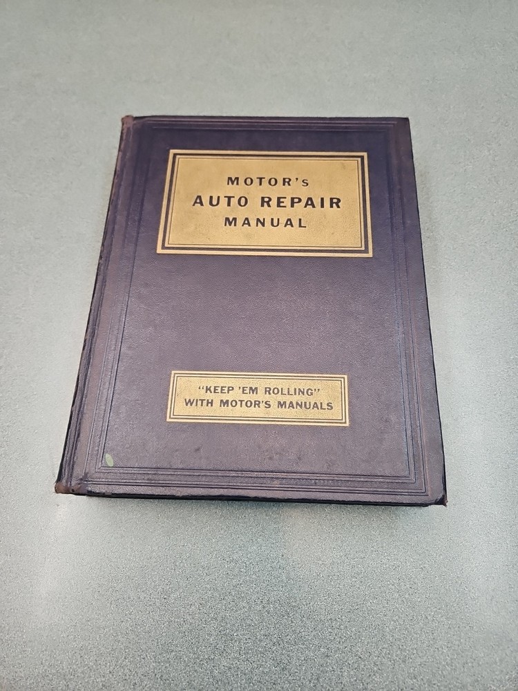 Motor’s Auto Repair Manual 1951