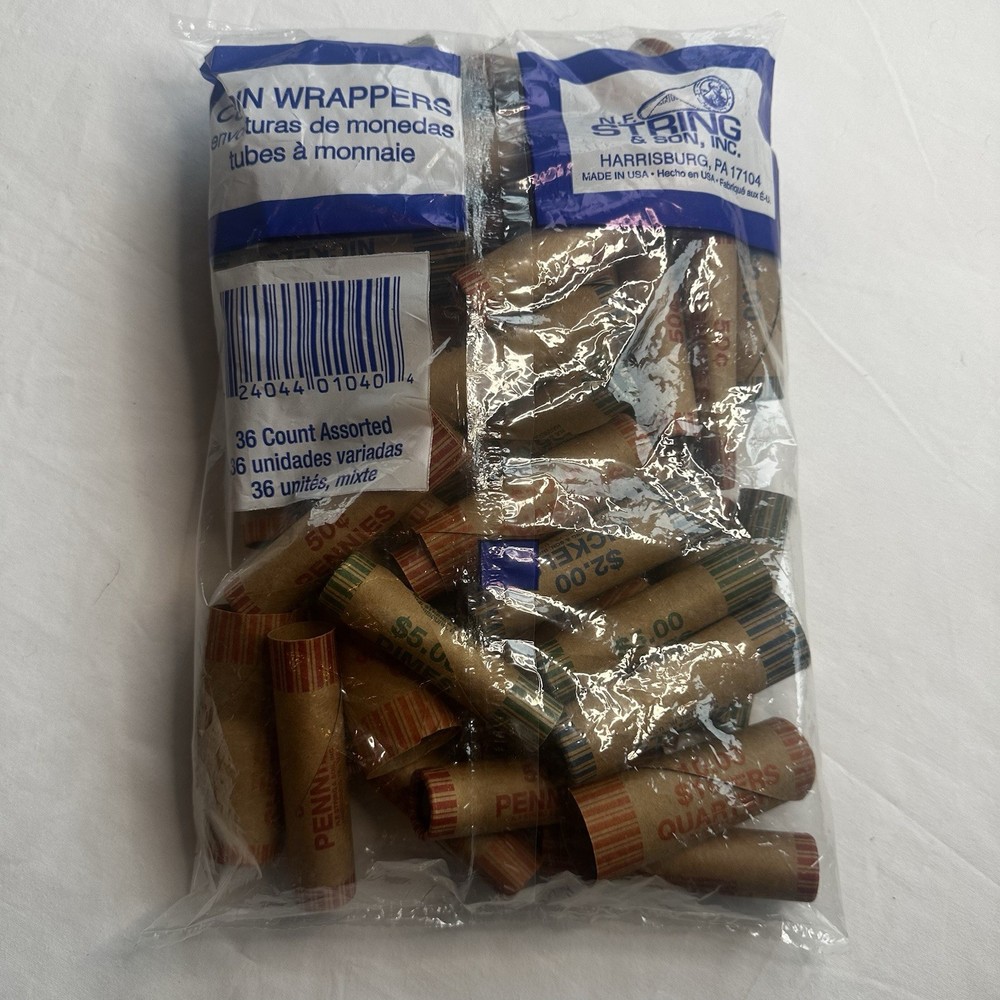 Assorted Coin Wrappers 36