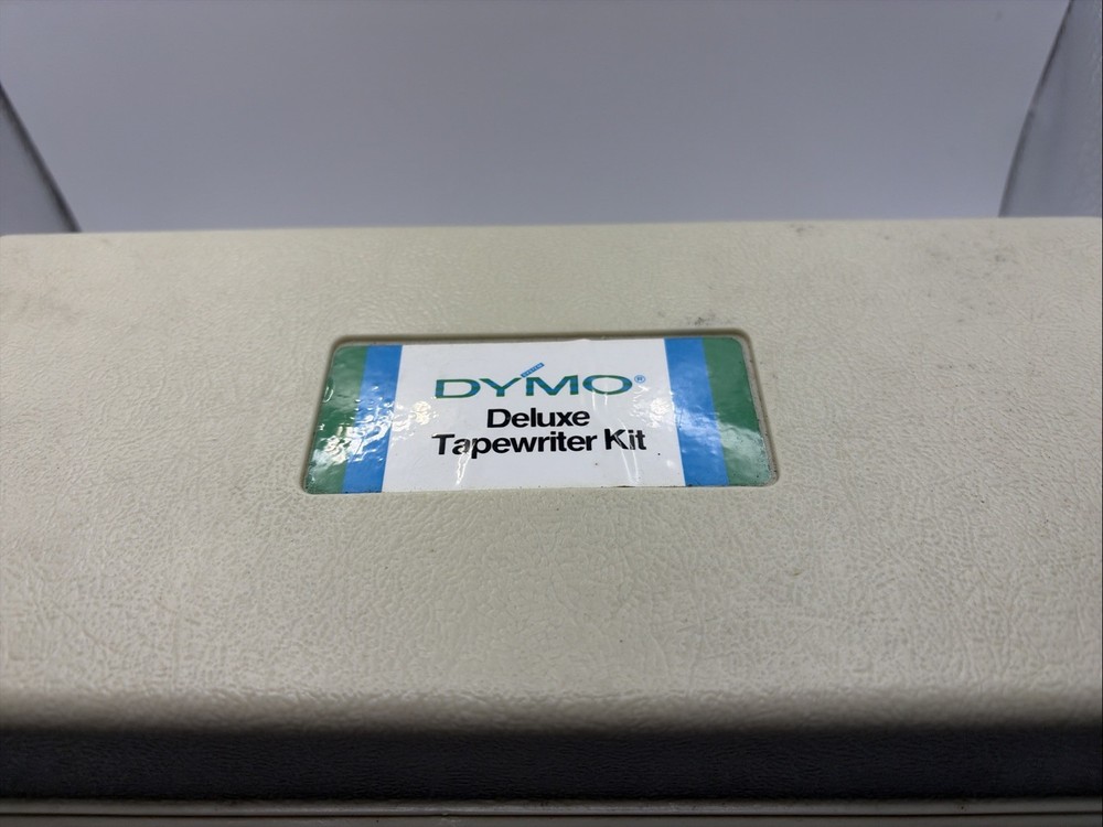 DYMO 1570 Label Maker Original Case 3 wheels W/Instructions EXCELLENT Condition