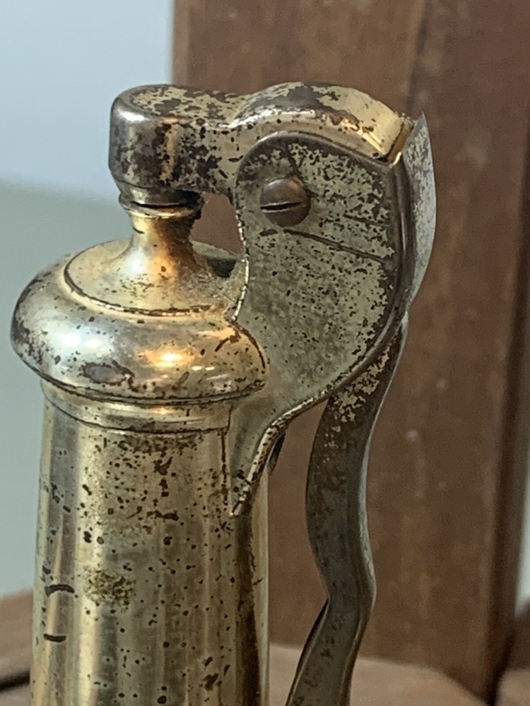Vintage Silver Plate Japan "DECANTER " Table Lighter (12C)