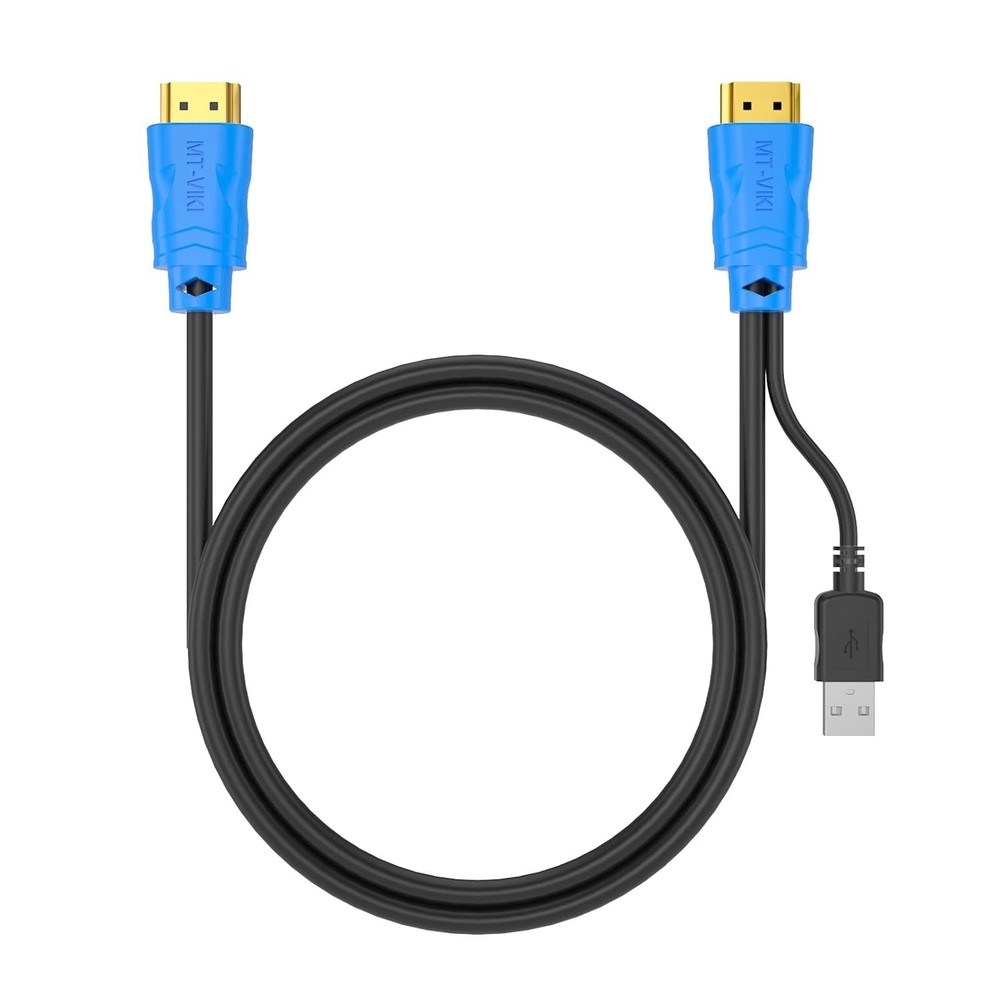 1.8m High-Speed USB HDMI KVM Cable for Seamless Multi-Device Connectivity