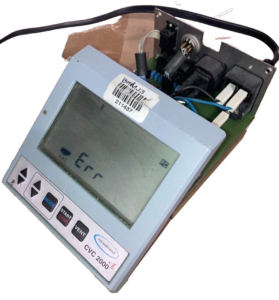 Vacuubrand CVC 2000 II Vacuum Controller (Powers On, “Err”) – Missing Cover
