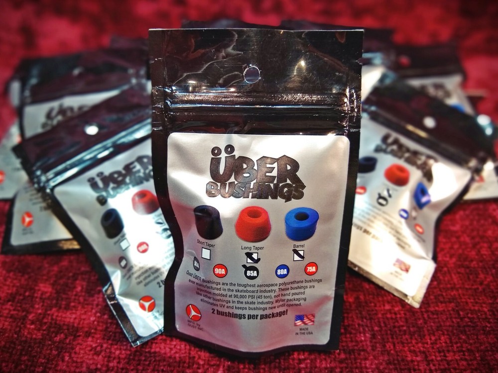 Premium Quality / Uber Brand / 85a Durometer / Black / Replacement Bushings!