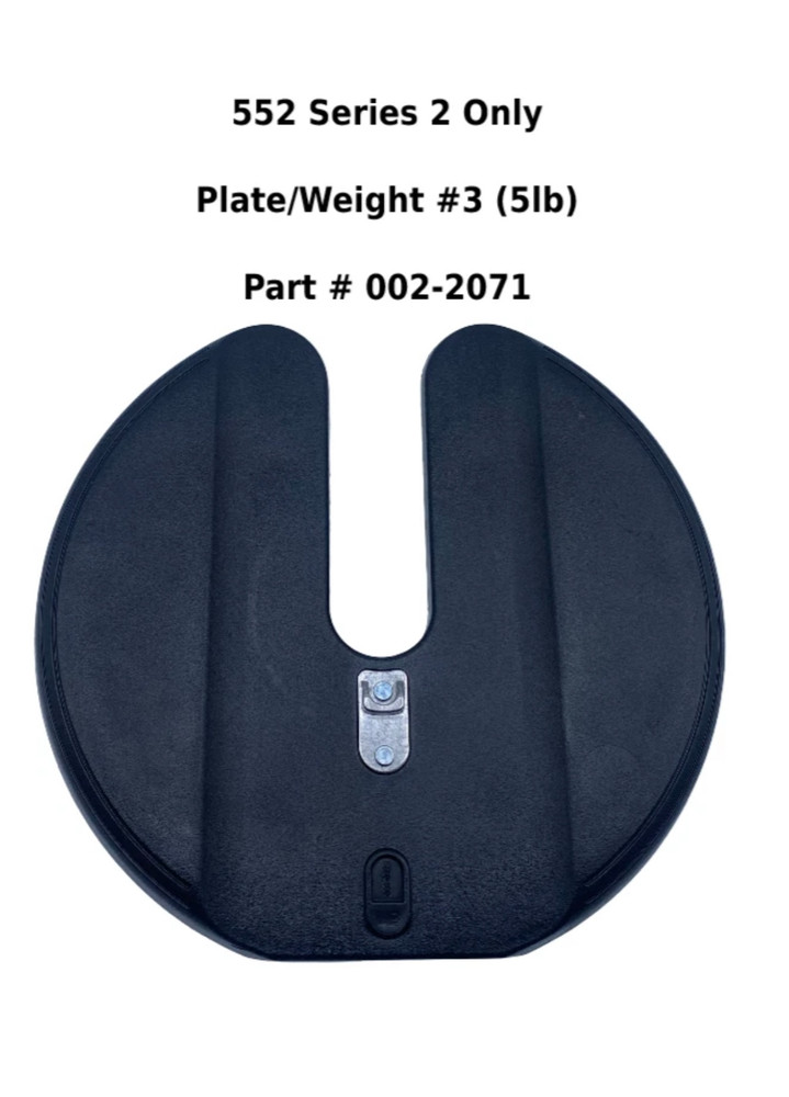 Replacement #3 (middle) Bowflex SelectTech 552 Series 2 Dumbbell  Weight Plate