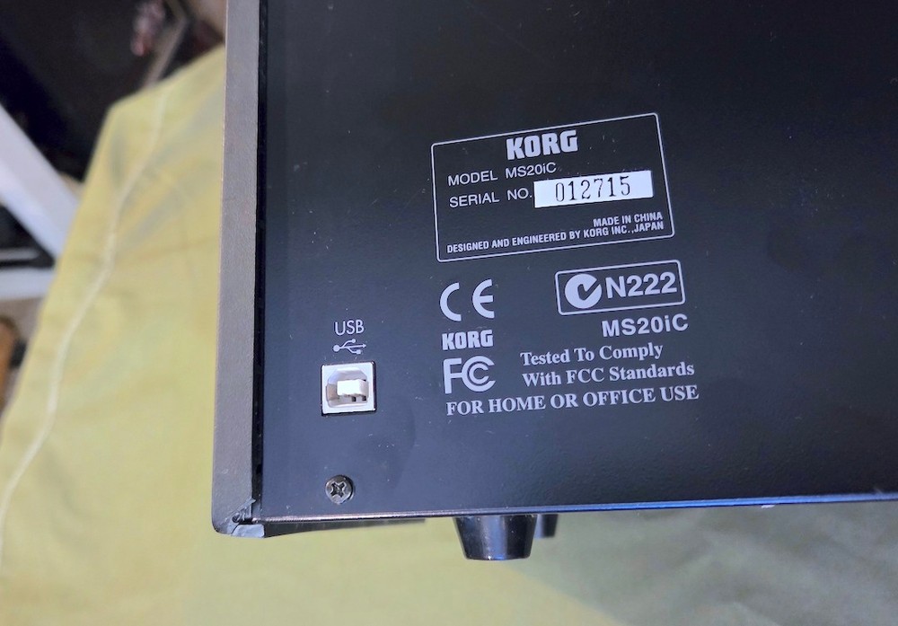 Korg MS20iC Mini Controller Keyboard, No Software