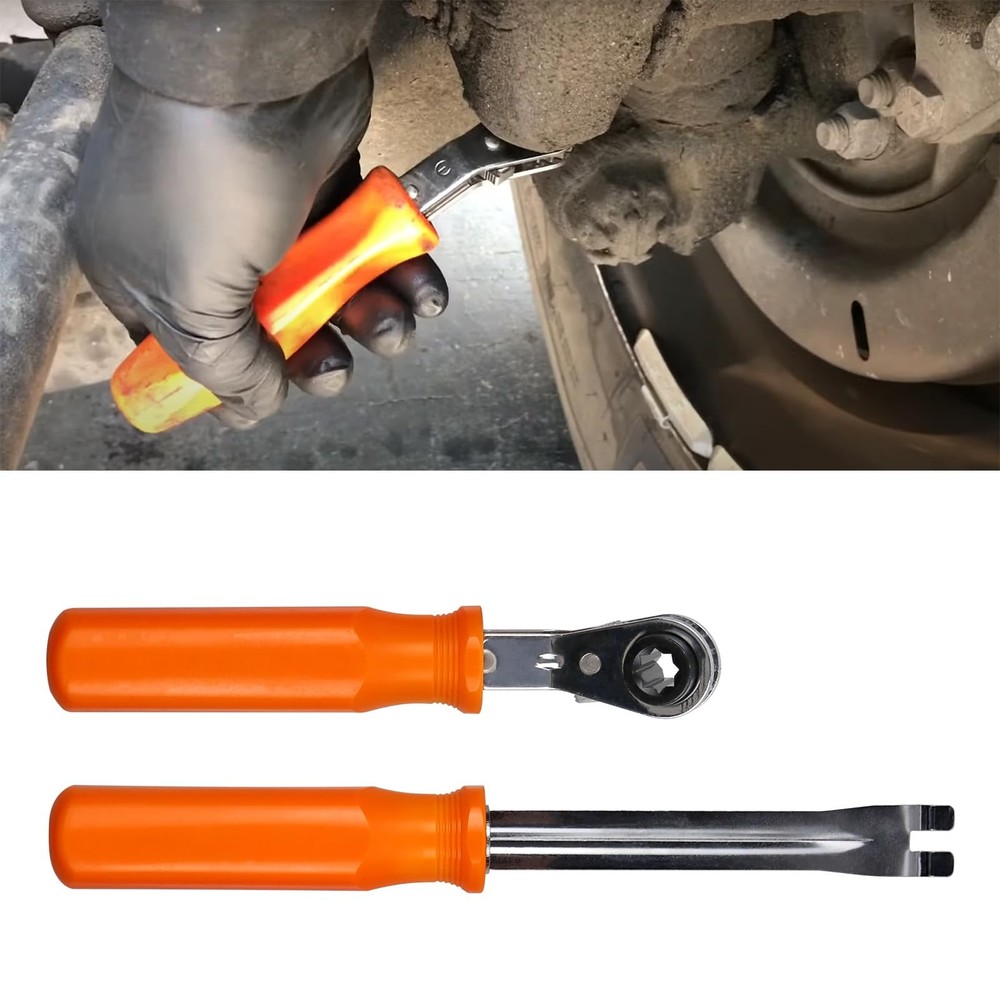2-Piece Automatic Slack Adjuster Release Tool Set for Air Brake System Adjust...