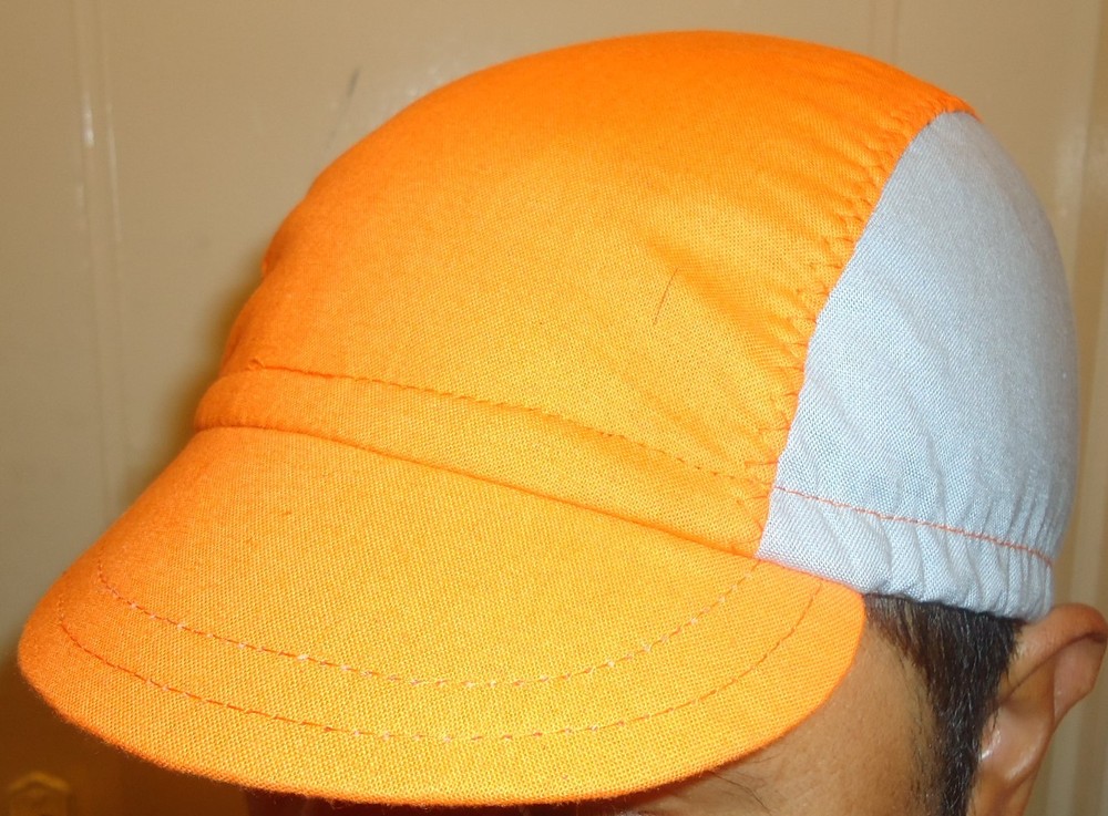 CYCLING CAP ONE SIZE HANDMADE IN USA 100% COTTON