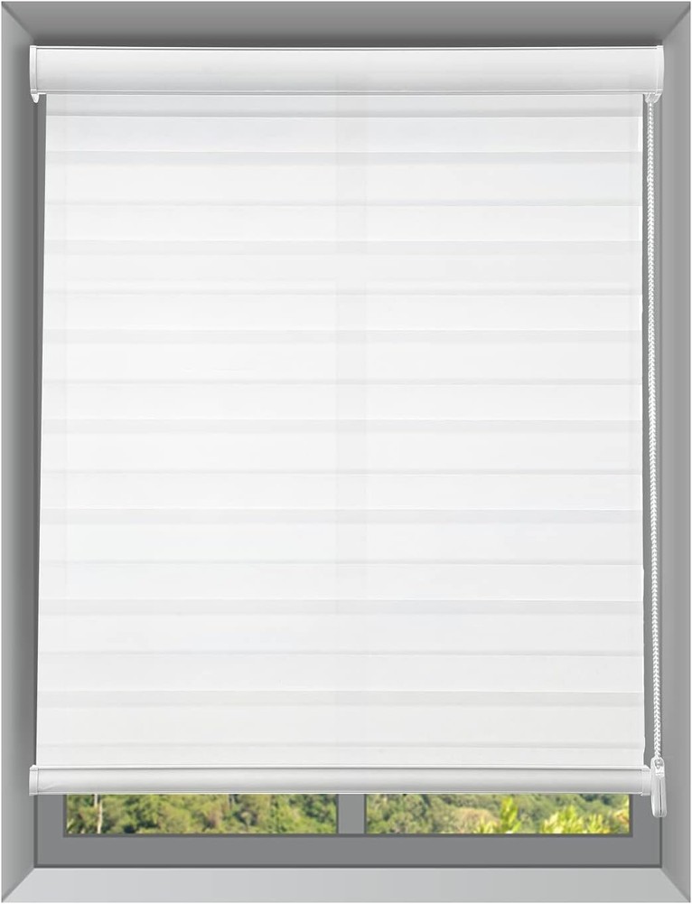 Wide size Zebra Roller Shades for Office, Kitchen, Easy installation