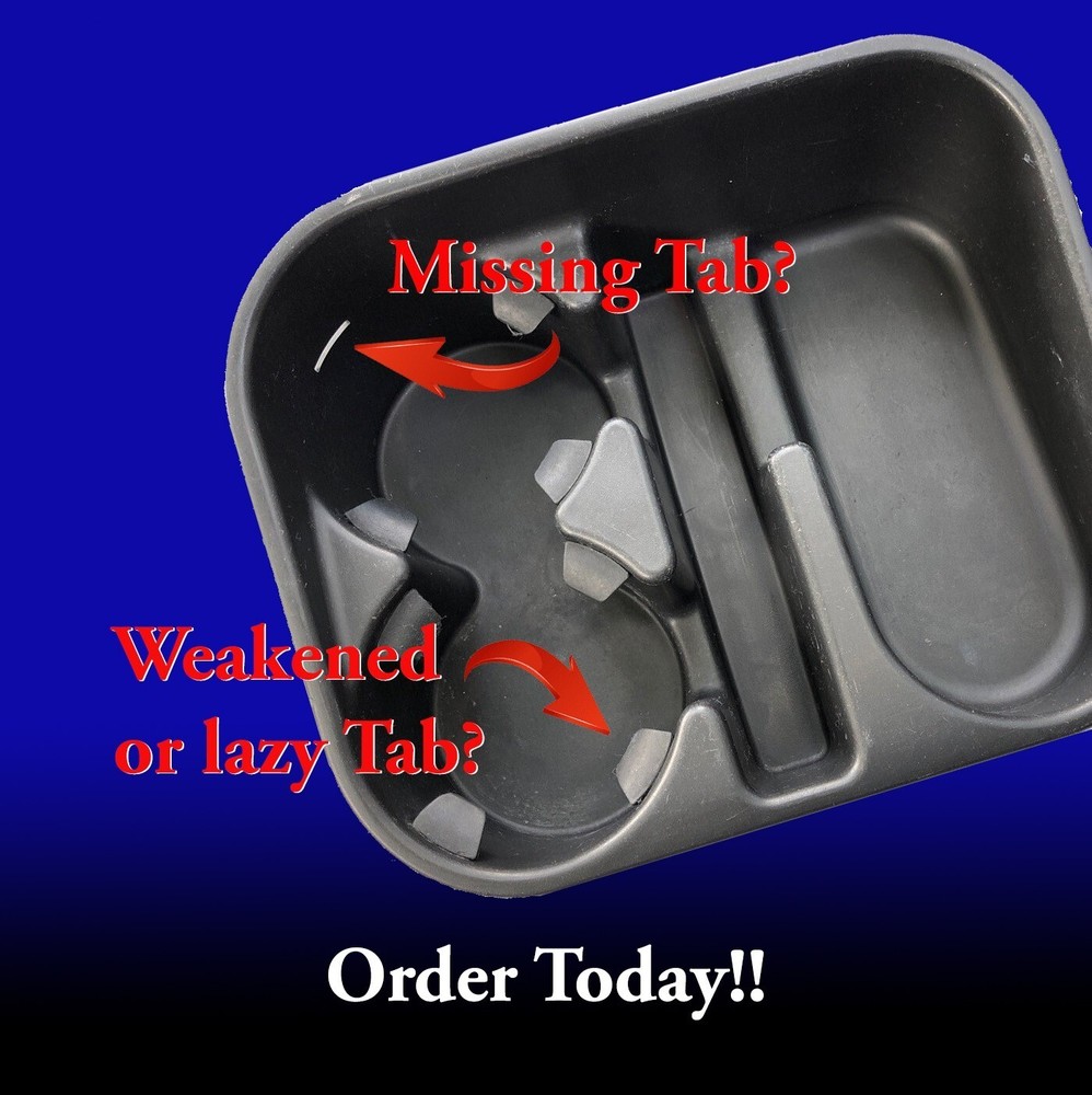 CHEVROLET SILVERADO CONSOLE CUP HOLDER TAB SET - 2003-06