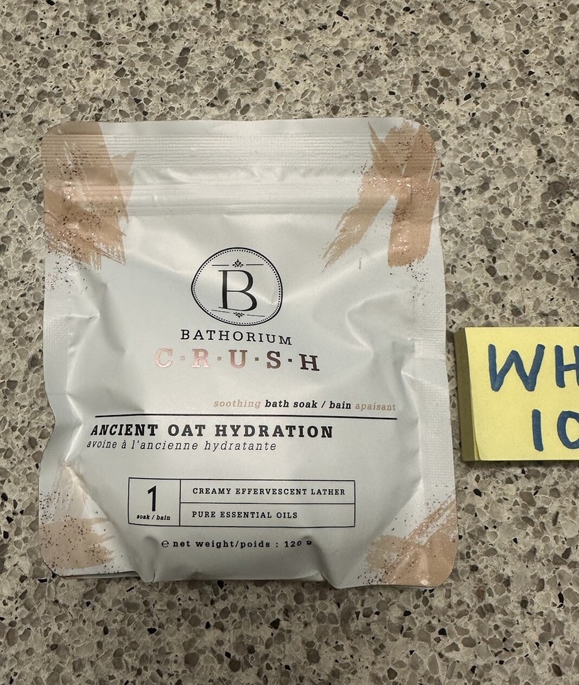 BATHORIUM CRUSH Bath Soak ANCIENT OAT HYDRATION 120g 1-BATH SOAK SEALED