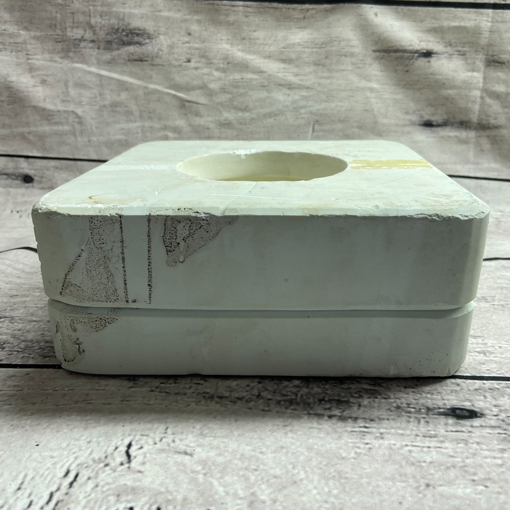 White Horse Ceramic Casting Mold Rose Flower Base #1368