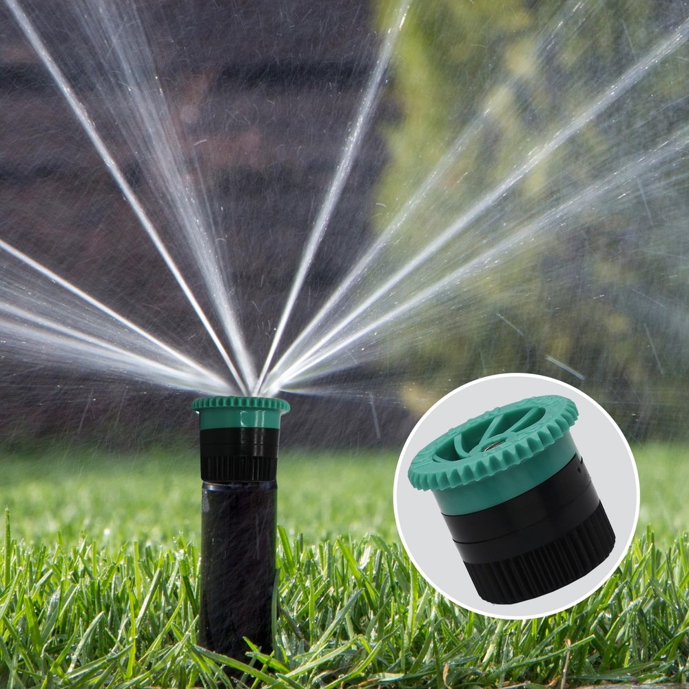 Variable Arc Nozzle, 10 Pcs Adjustable Sprinkler Heads Replacement with Pop U...