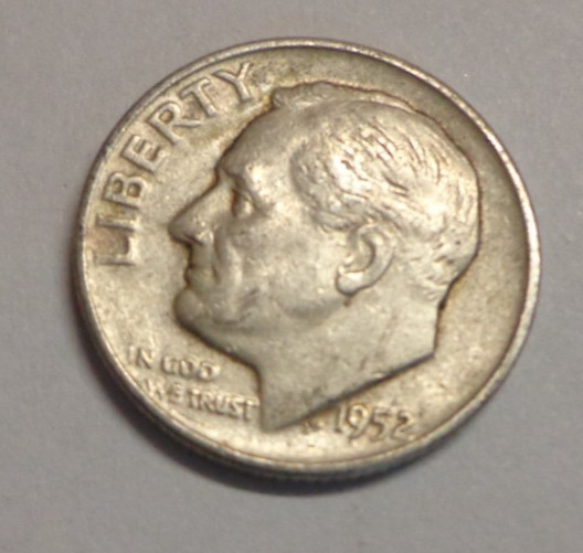 1952 D  Roosevelt Dime 90% Silver