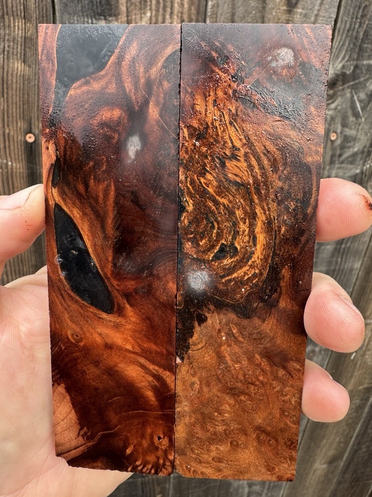 Stabilized Redwood - Knife Scales