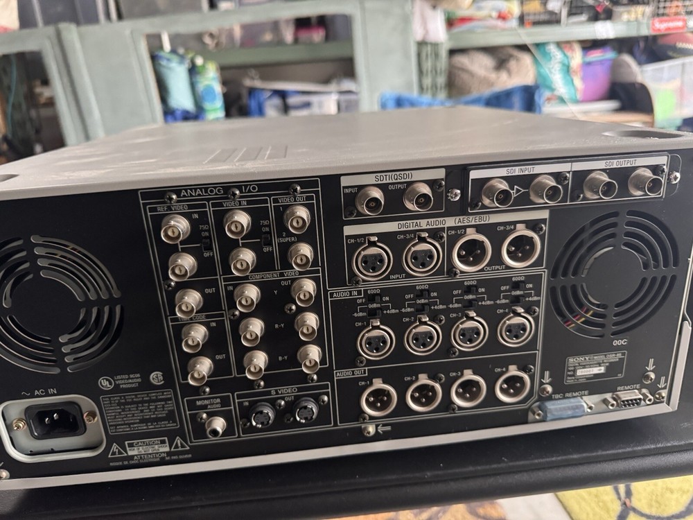 sony video cassette recorder dsr-85