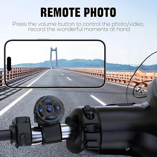 Bluetooth Media Button Remote,Wireless Waterproof Music Controller for Green