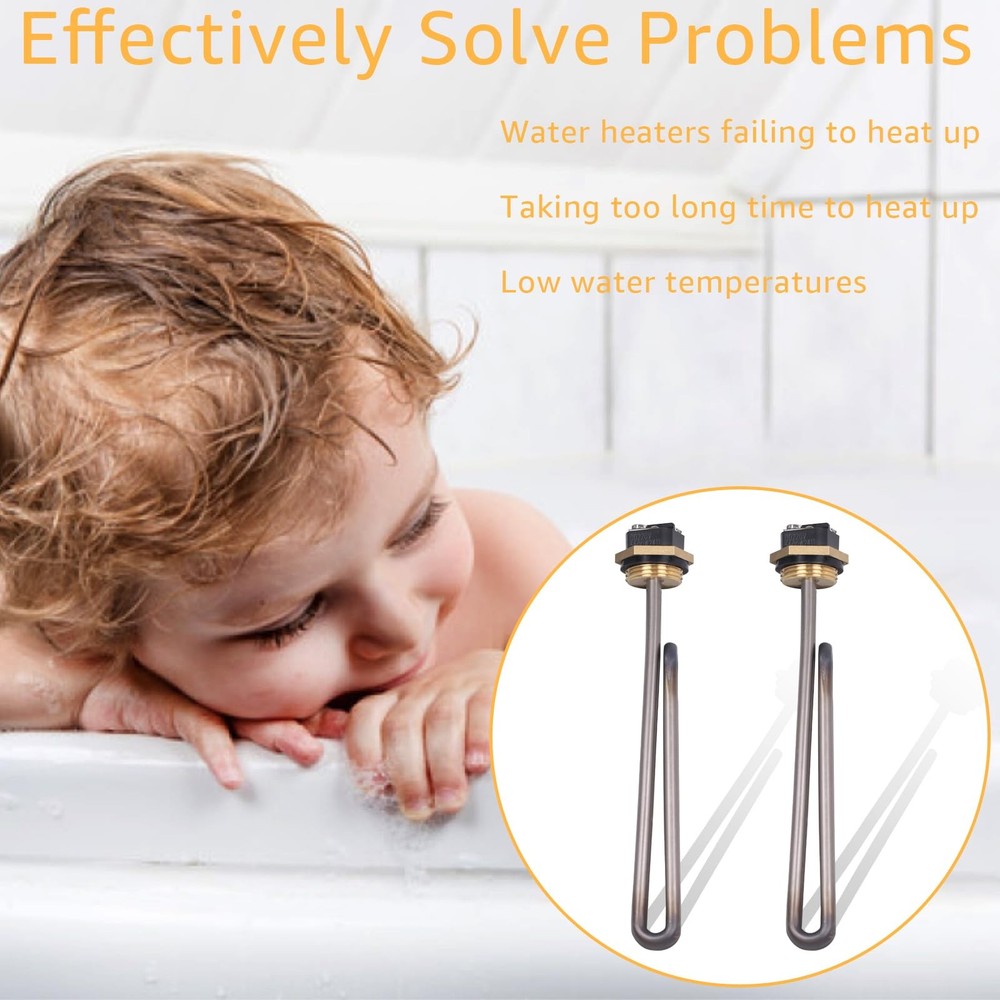 Titanium HE 55220 Tankless Water Heater Heating Element, Screw in Mixed color