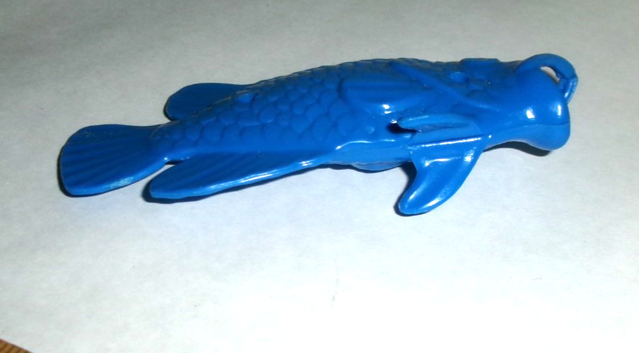 5" Blue Toy Plastic Fish