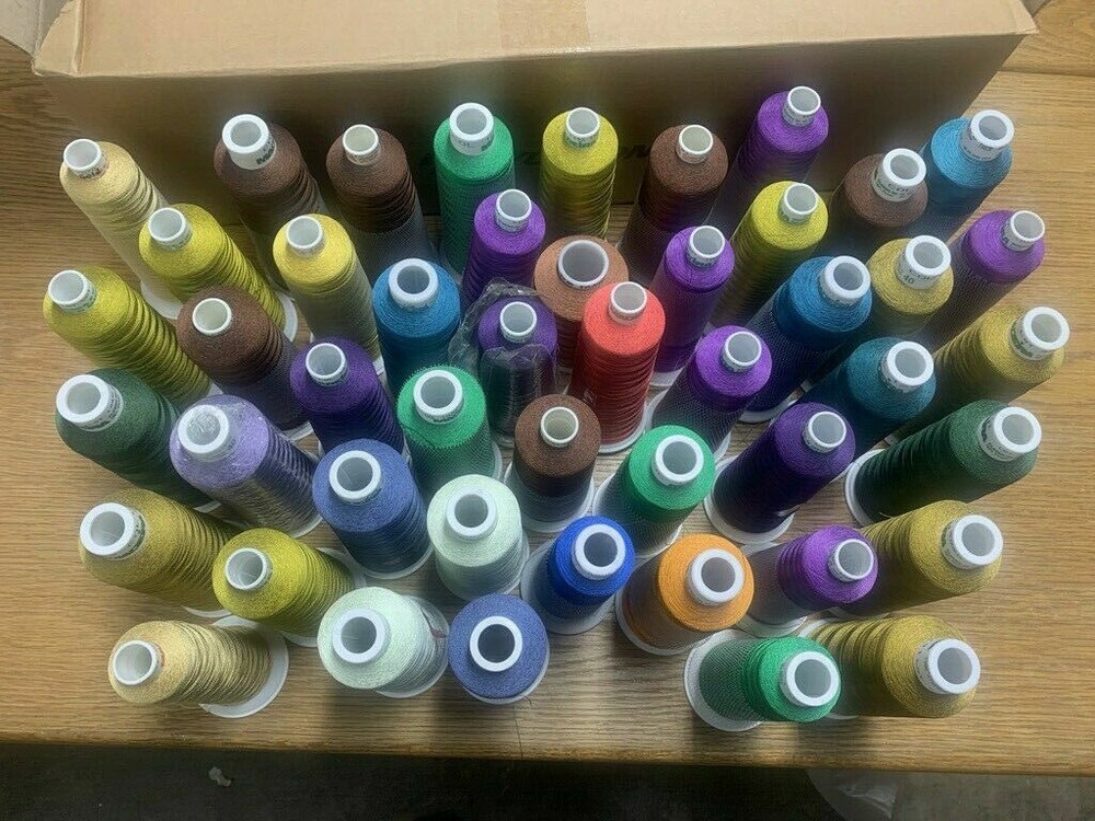 Madeira Rayon Thread Embroidery 2000m to 5000m per cone Multiple Colors