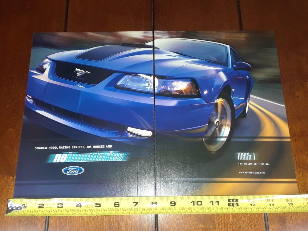 2003 MUSTANG MACH 1 ORIGINAL 2 PAGE AD