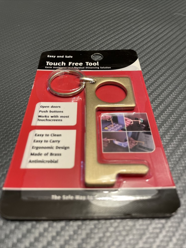 Easy and Safe Touch Free Tool - Safe Way to Avoid Germs Keychain