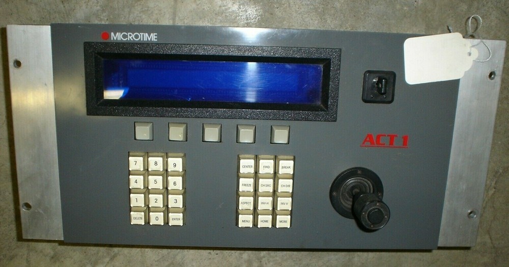 Microtime Act 1 Controller P/N 079250-502 Control Panel