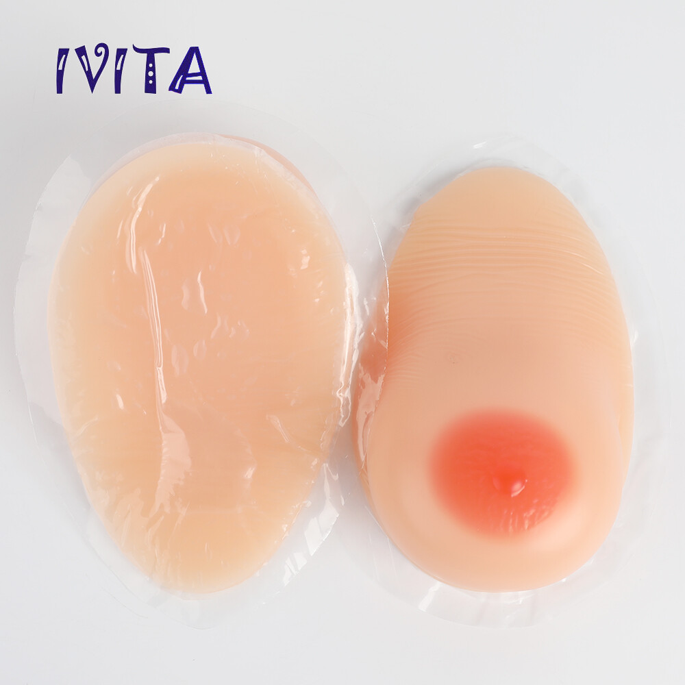 A-EE Cup Teardrop Self-adhesive Silicone Breast Forms False Boobs Bra Enhancers