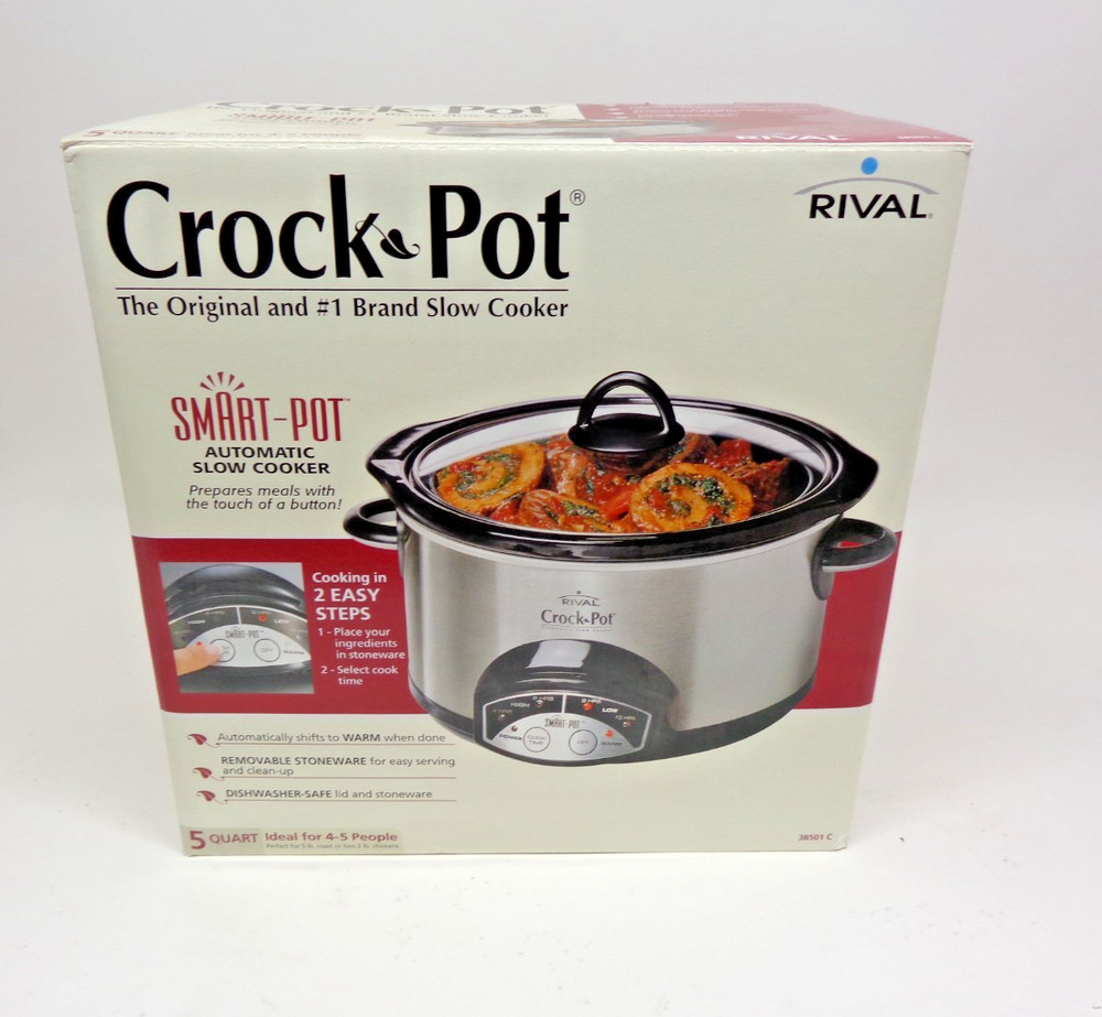 Rival 38501 C 5 qt Automatic Oval Crockpot