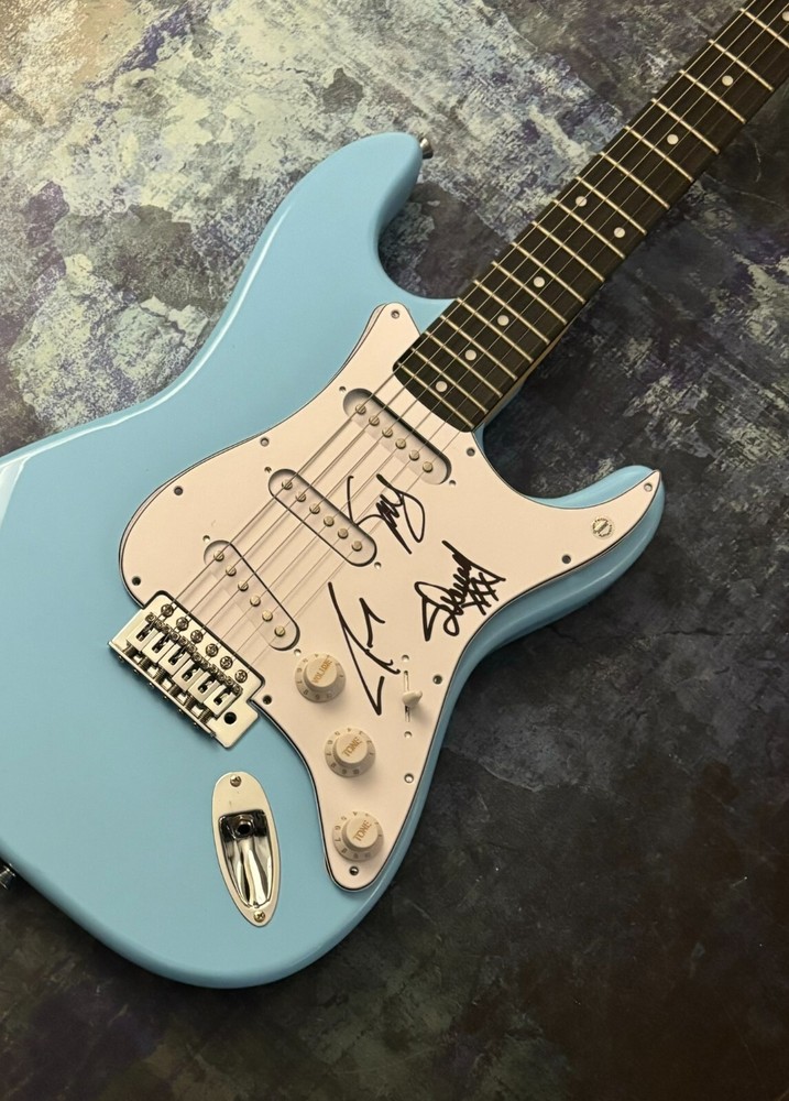 GFA Sully Erna x3 Band * GODSMACK * Signed Electric Guitar PROOF COA