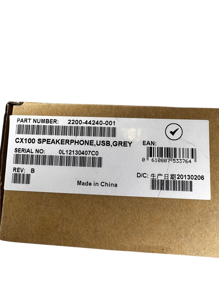 Polycom CX100 Speakerphone For Microsoft Office 2007 NIB With Carrying Case