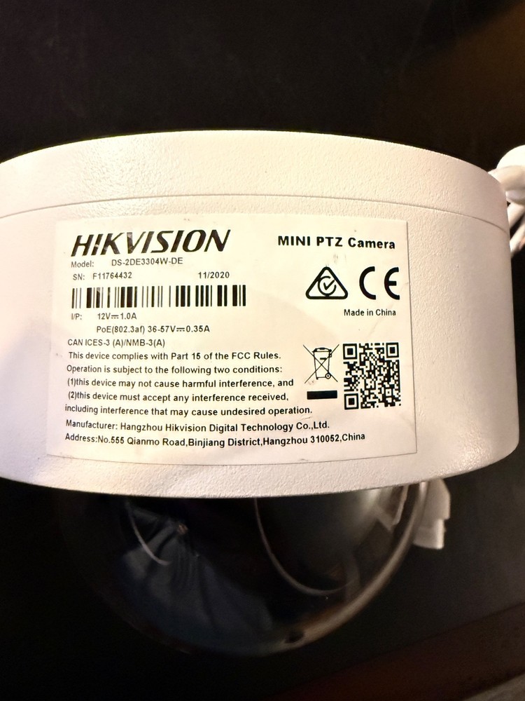 Mini PTZ Indoor/Outdoor Security Camera