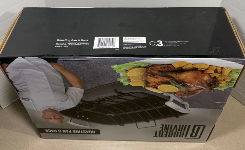 Robert Irvine Roasting Pan & Rack